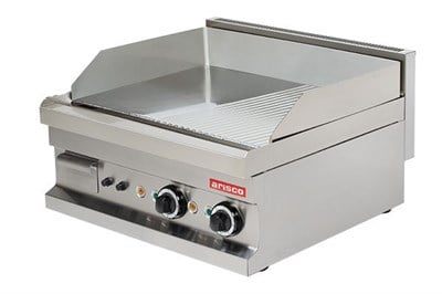 Arisco Elektrikli 60 Lık Yarı Düz Yarı Oluklu Pleyt Izgara Ayna Krom Kaplı EG606SG (EG606SG)