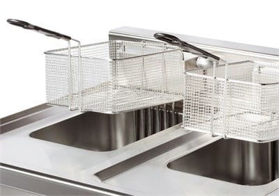 Arisco Elektrikli Çiftli Fritöz 2x11 Lt Profesyonel Tahliyeli Fritöz EF721-S (EF721-S)