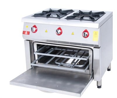 DRN 2 Li Kuzine 2 Ocak 1 Fırın Gazlı ve Lpg Li 100x64x85 Cm DRNKU-1060 (DRNKU-1060)