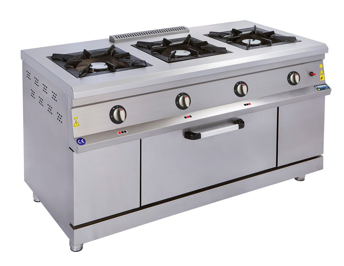 Görkem 3 Lü Kuzine Gazlı ve Lpg Li 150x72x85 Cm 803 (803)
