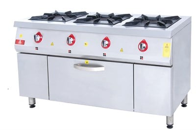 DRN 3 Lü Kuzine 3 Ocak 1 Fırın Gazlı ve Lpg Li 150x64x85 Cm DRNKU-1560 (DRNKU-1560)