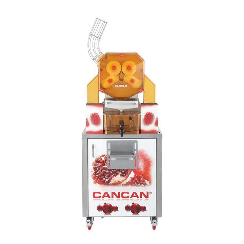 Cancan 32 Depolu Arabalı Otomatik Nar-Greyfurt Sıkma Makinesi 0602+1101 (0602+1101)