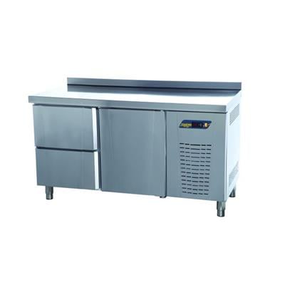 Ndustrio Tezgah Tipi 2 Kapılı Buzdolabı 2 Çekmeceli + 1 Kapılı Snack Seri TPS-62-2D (TPS-62-2D)