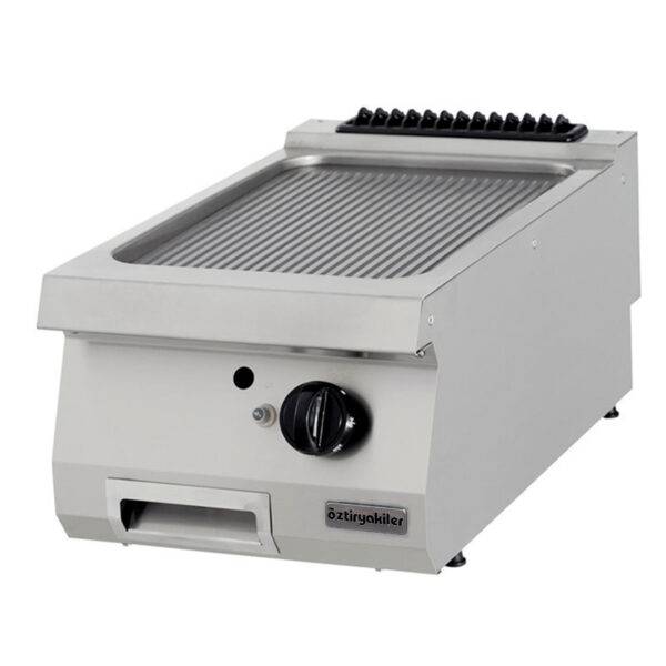 Öztiryakiler OGG 4070 N Grill Plate, Gazlı Set Üstü Izgara, 700 Seri, Oluklu, 7864.N1.40703.03