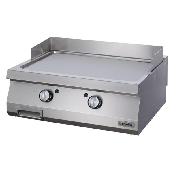 Öztiryakiler OGE 8070 Elektrikli Grill Plate – 700 Seri Set Üstü Düz Izgara, 7864.N1.80703.17