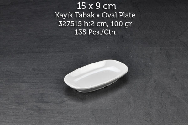 Tuva Therm 15 cm Kayık Tabak (11415)
