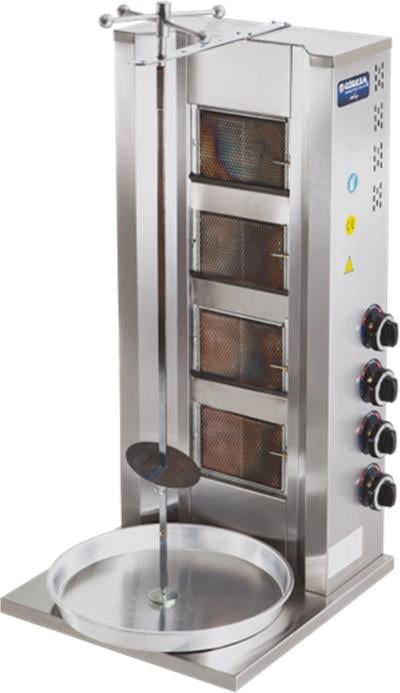 Görkem 4 Lü Döner Ocağı Gazlı ve Lpg Li 52x53x100 Cm 404 (404)