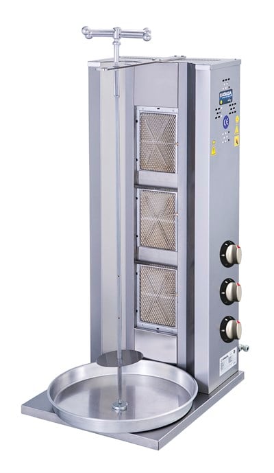 Görkem 3 Lü Döner Ocağı Gazlı ve Lpg Li 45x53x100 Cm 403 (403)