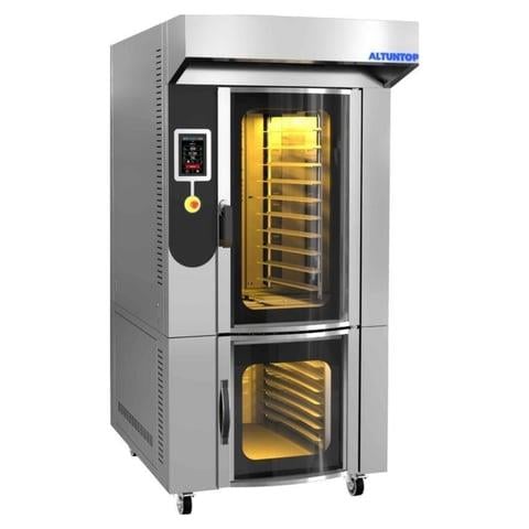 Altuntop 10 Tepsili Döner Fırın Konveksiyonel Gazlı Davlumbaz+Mayalandırma ATPD 40 (ATPD 40-GAZLI)