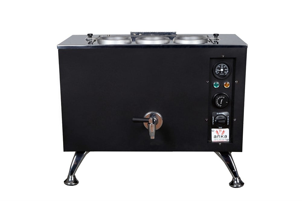 Anka 3 Demlikli Black Pro Kompakt Çay Kazanı Elektrikli BPE3 (BPE3)