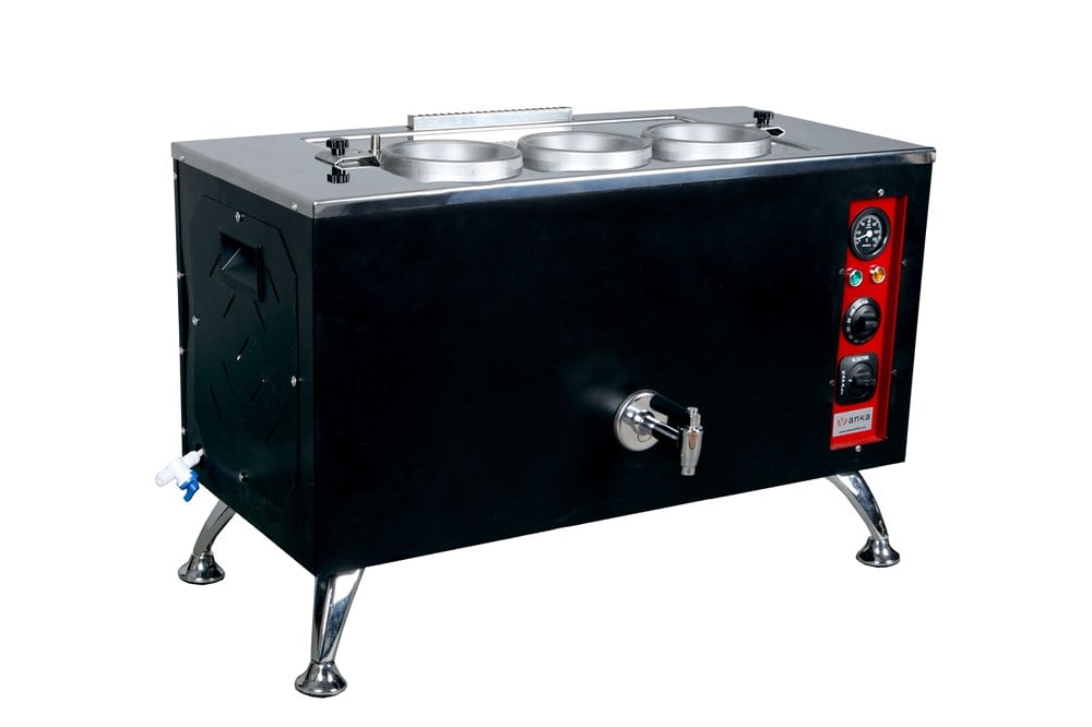 Anka 3 Demlikli Black Pro Kompakt Çay Kazanı Elektrikli BPE3 (BPE3)