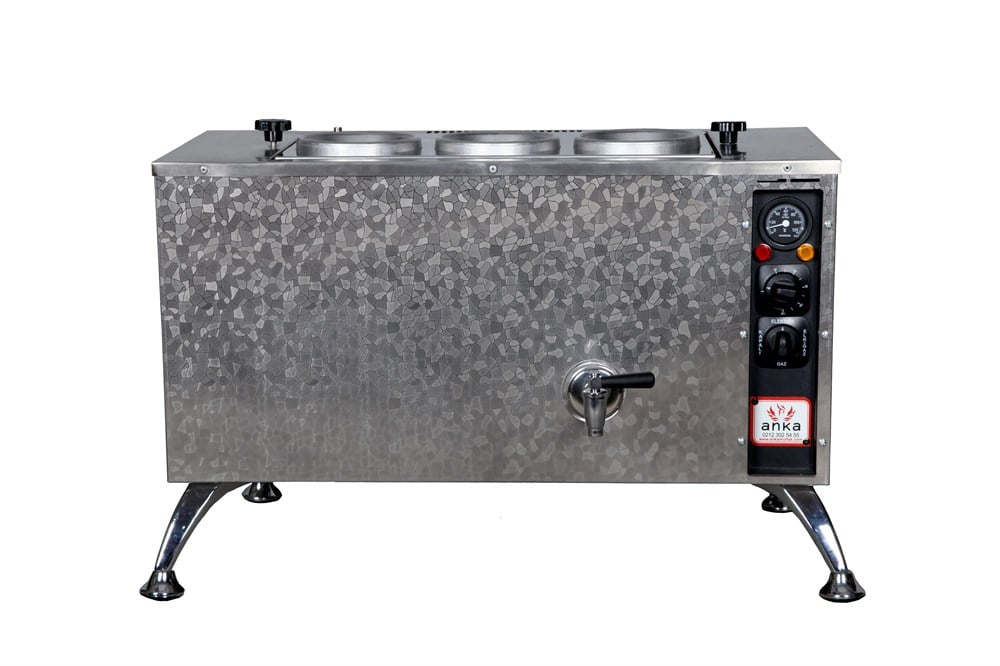 Anka 3 Demlikli Inoks Pro Elektrikli Full Otomatik Çay Kazanı IPE3 (IPE3)