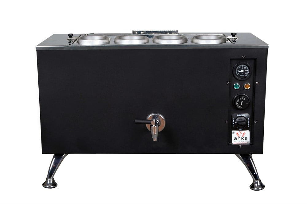 Anka 4 Demlikli Black Pro Kompakt Çay Kazanı Elektrikli BPE4 (BPE4)