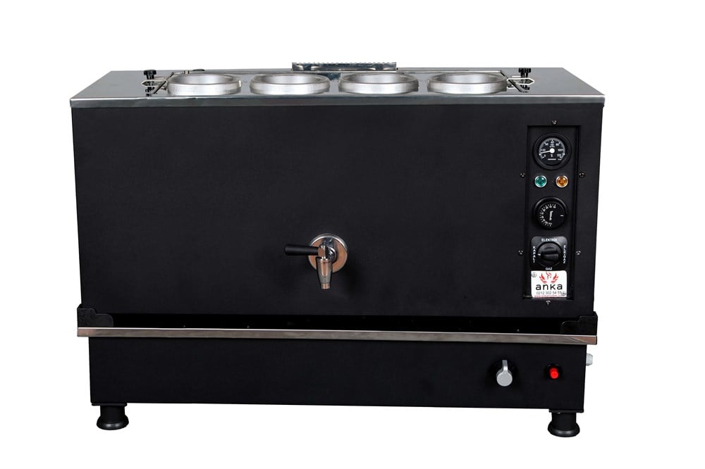 Anka 4 Demlikli Black Pro Kompakt Otomatik Çay Kazanı Elektrik-Ng-LPG BPKO4 (BPKO4)