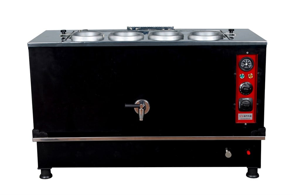 Anka 4 Demlikli Black Pro Kompakt Otomatik Çay Kazanı Elektrik-Ng-LPG BPKO4 (BPKO4)