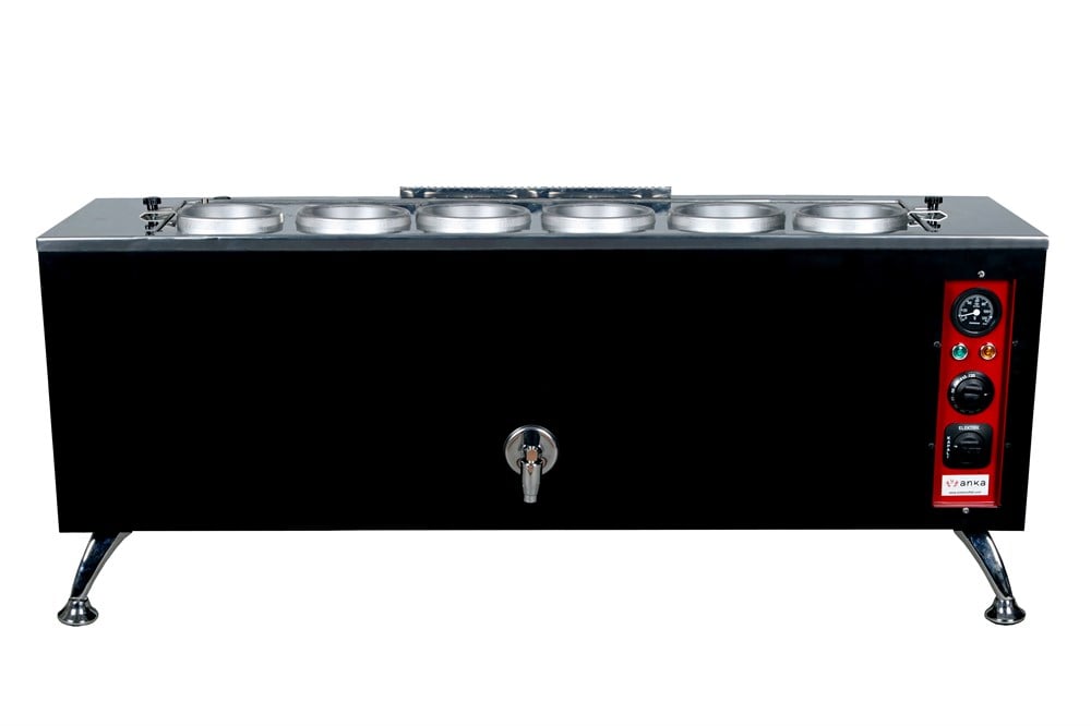 Anka 6 Demlikli Black Pro Kompakt Çay Kazanı Elektrikli BPE6 (BPE6)