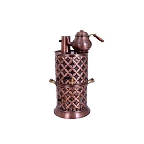 Anka Bakır Odunlu Semaver 5 Litre Bakır Semaver ODS5 (ODS5)