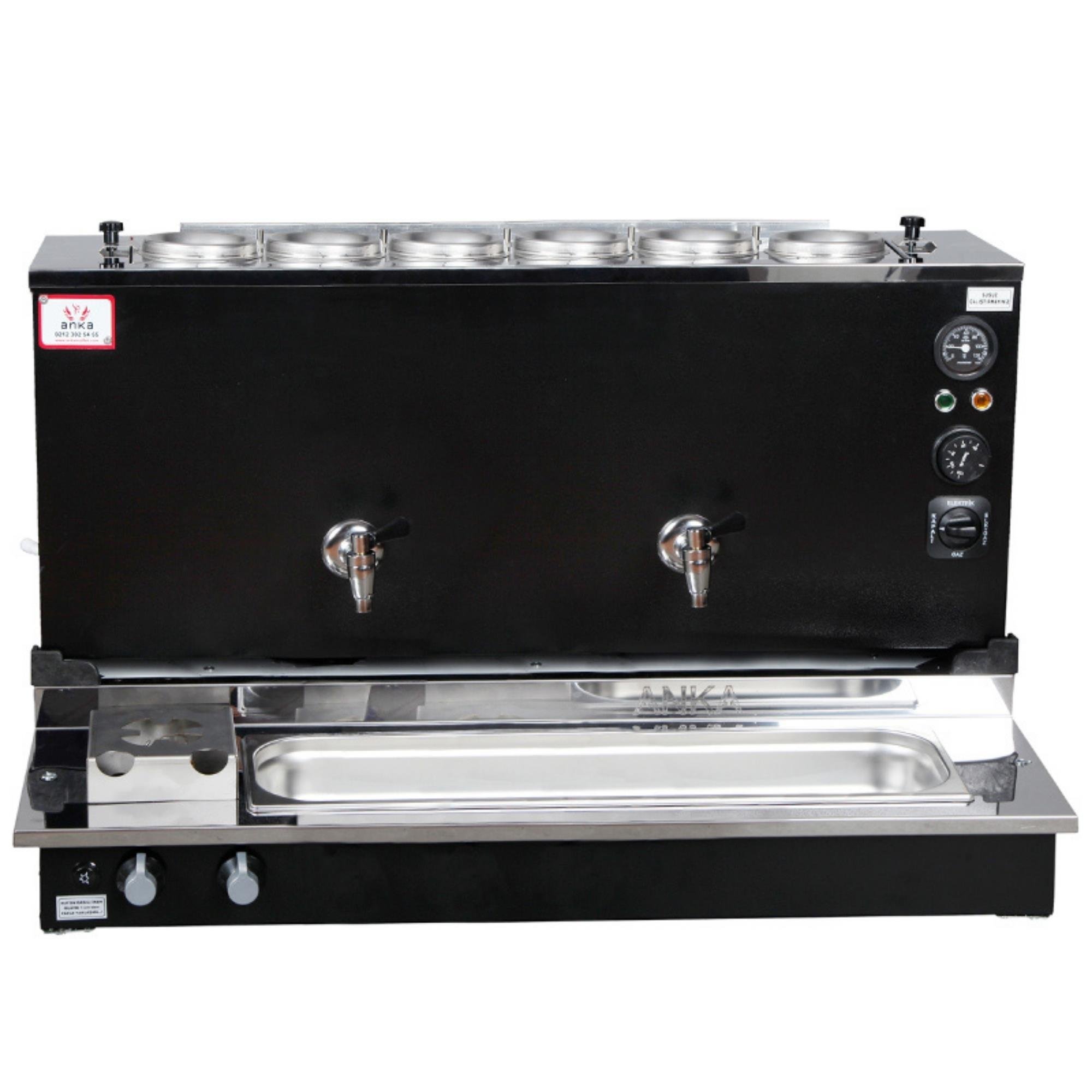 Anka Black Pro Plus Otomatik Çay Kazanı Elektrik-Ng-LPG BPPO6 (BPPO6)