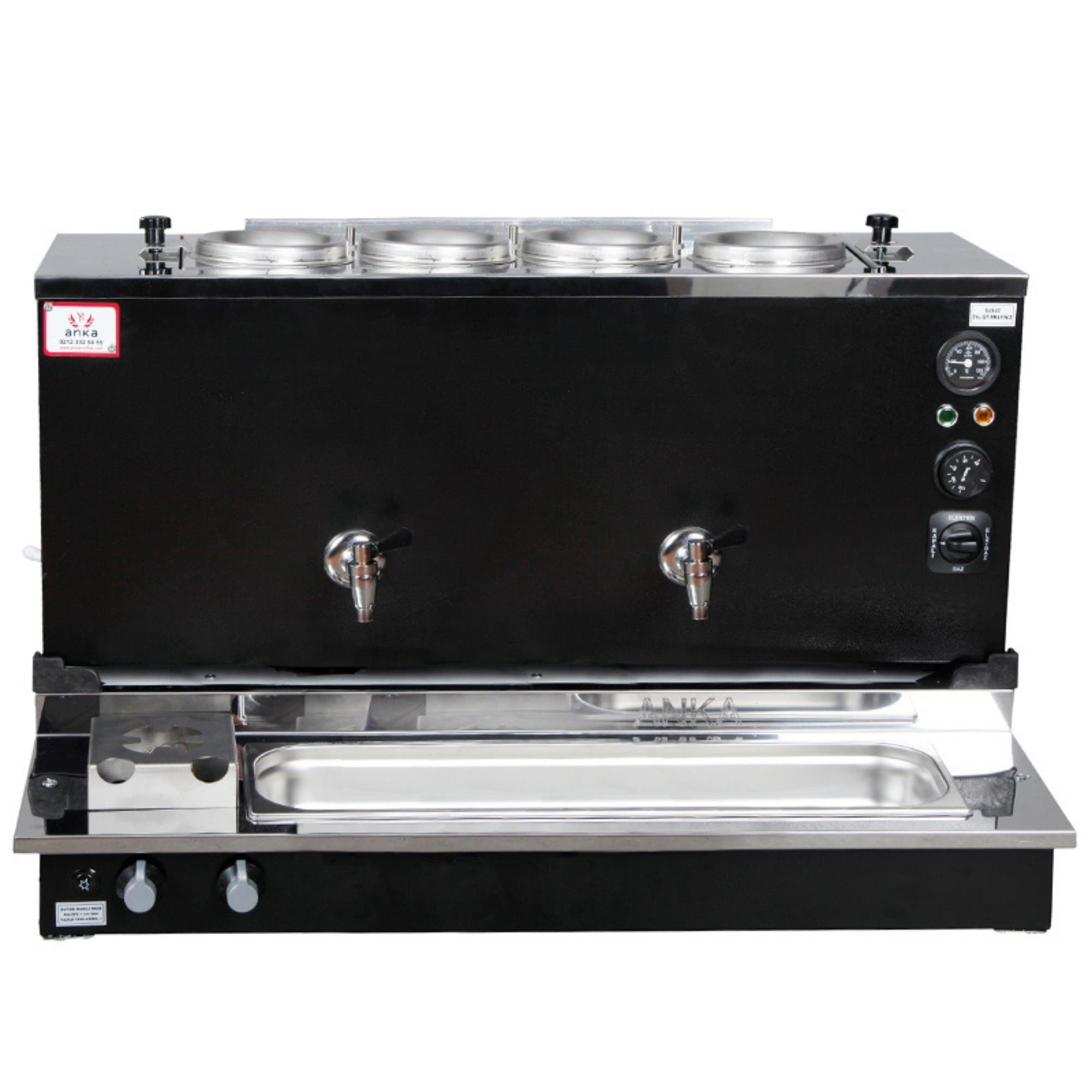 Anka Black Pro Plus Otomatik Çay Kazanı Elektrik-Ng-LPG BPPO4 (BPPO4)