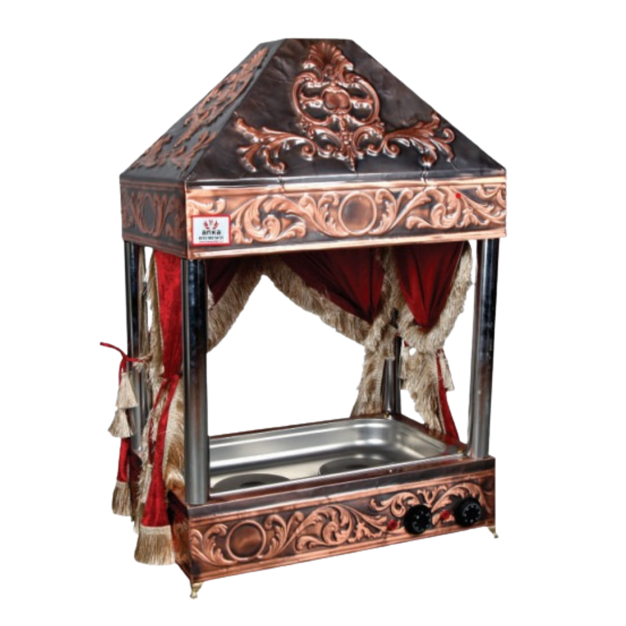 Anka Davlumbazlı Setüstü Kumda Kahve 66x34x60 cm KKM3-D (KKM3-D)