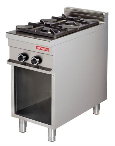 Arisco 2 Gözlü Gazlı Ocak Alt Açık Dolaplı Ce Belgeli 42,5x90x90 Profesyonel Seri GR911 (GR911)