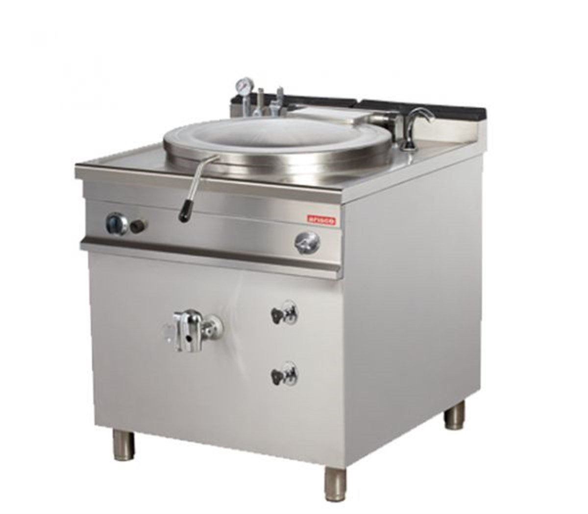 Arisco Gazlı Kaynatma Tenceresi Profesyonel 150 Litre İndirekt Isıtma Ce Belgeli 85x90x90 GBP150I (GBP150I)