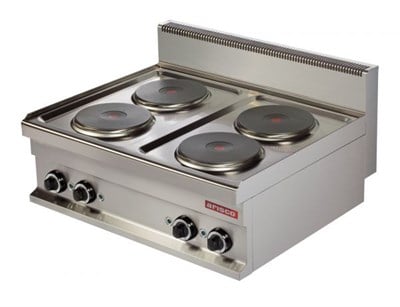 Arisco Set Üstü Elektrikli Ocak 4 Pleytli Profesyonel 7 Pozisyonlu Isıtma ER721S / Range / Electric (ER721-S)