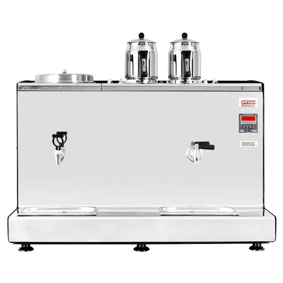 Ateşe Aspendos Smart Elektrikli 9 Litre İç Dem 2 Demlikli Çay Makinesi (STATIC ASE450) (STATIC ASE450)