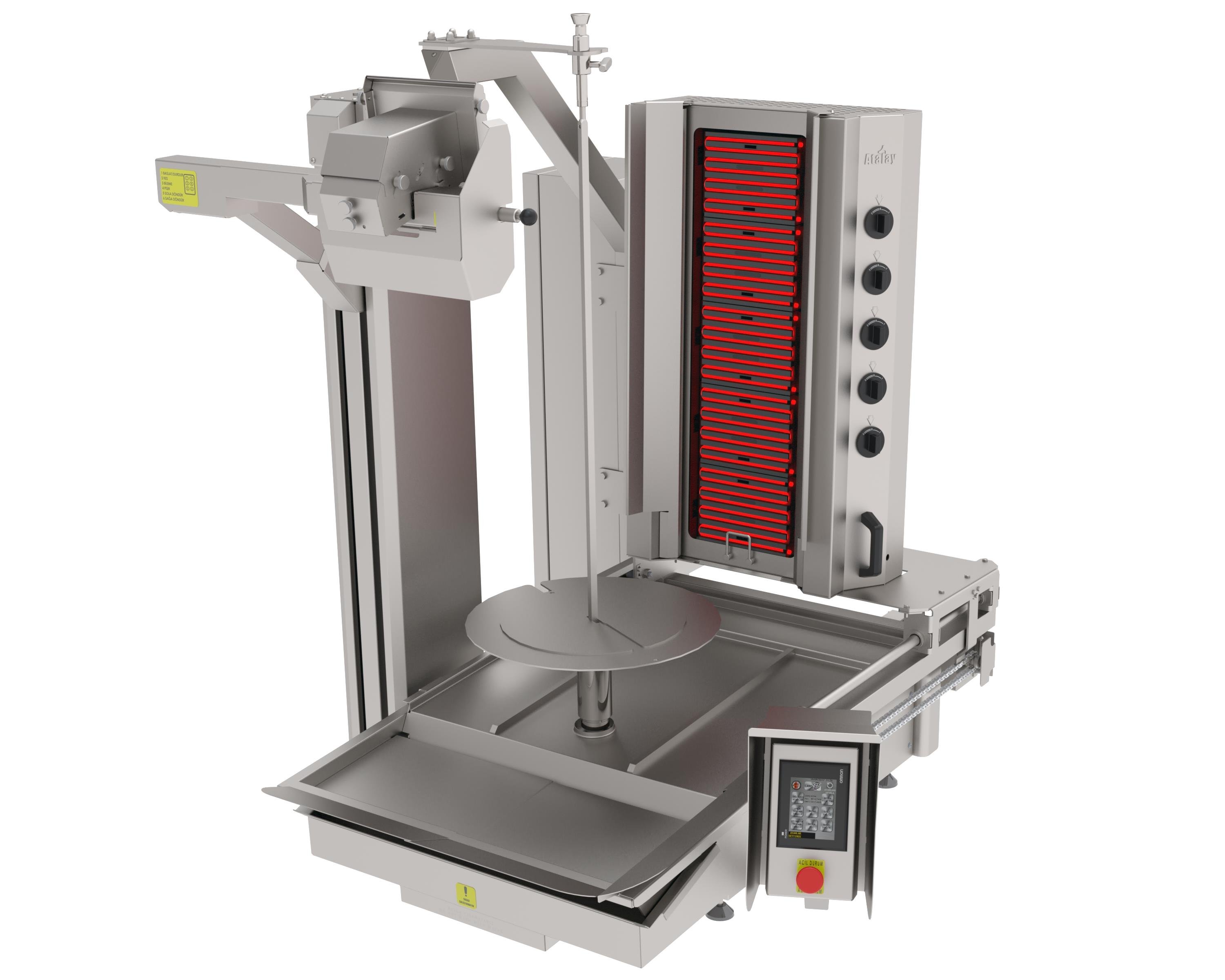 Atalay 5 Gözlü Döner Robotu Elektrikli Geniş Kesim ADR-5E-GK (ADR-5E-GK)