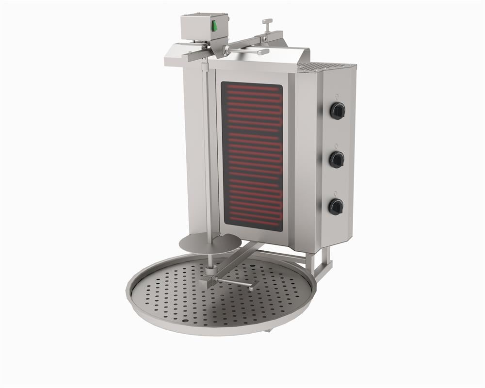 Atalay 3 Gözlü Döner Ocağı Elektrikli Üstten Motorlu ADE-3U (ADE-3U)