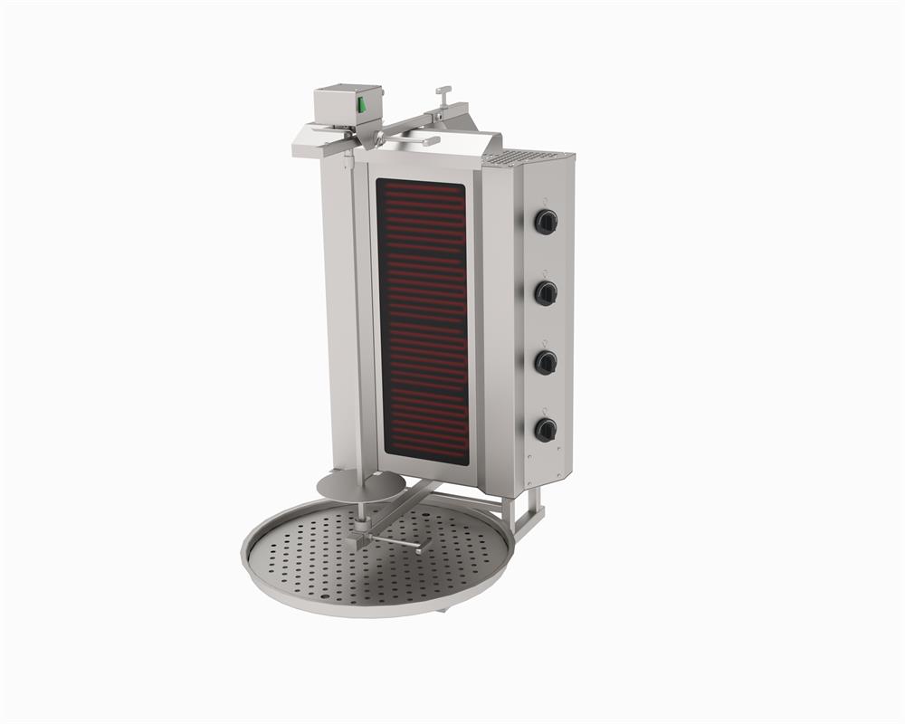 Atalay 4 Gözlü Döner Ocağı Elektrikli Üstten Motorlu ADE-4U (ADE-4U)