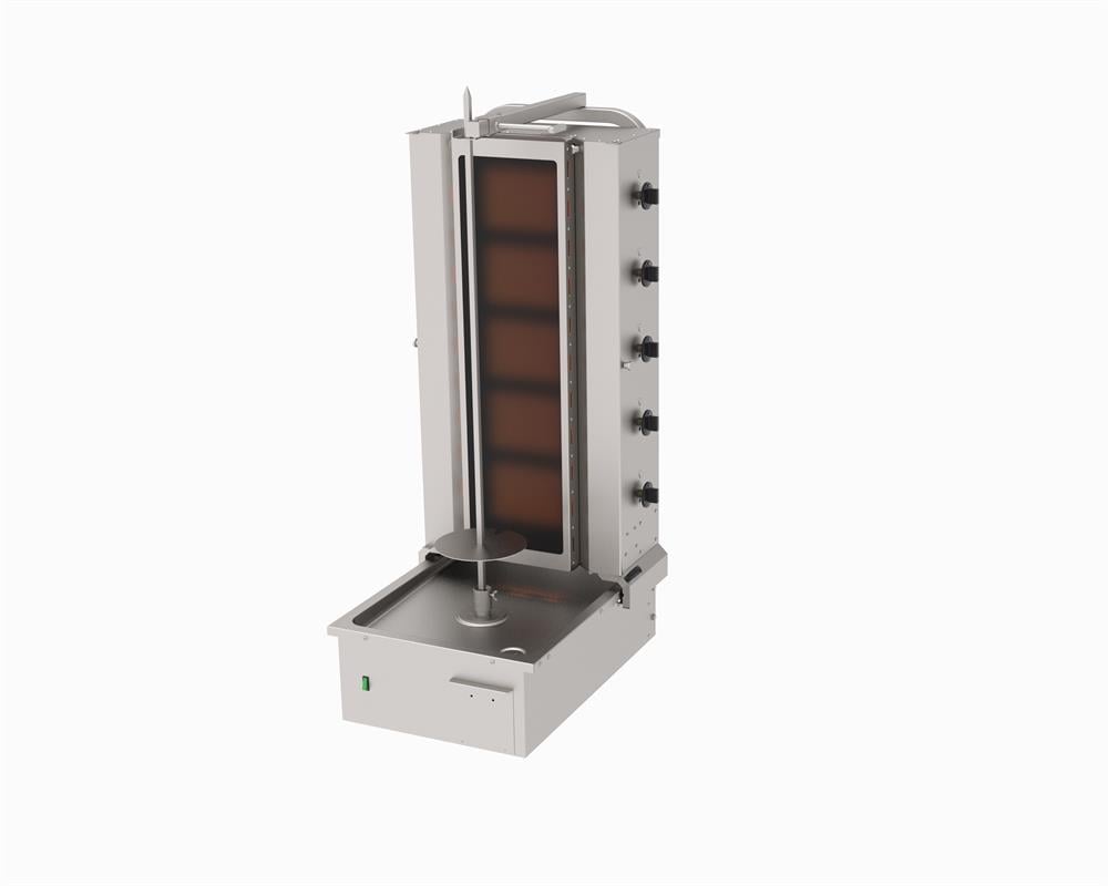 Atalay 5 Gözlü Döner Ocağı Gazlı Alttan Motorlu Camlı ADGC-5A (ADGC-5A)