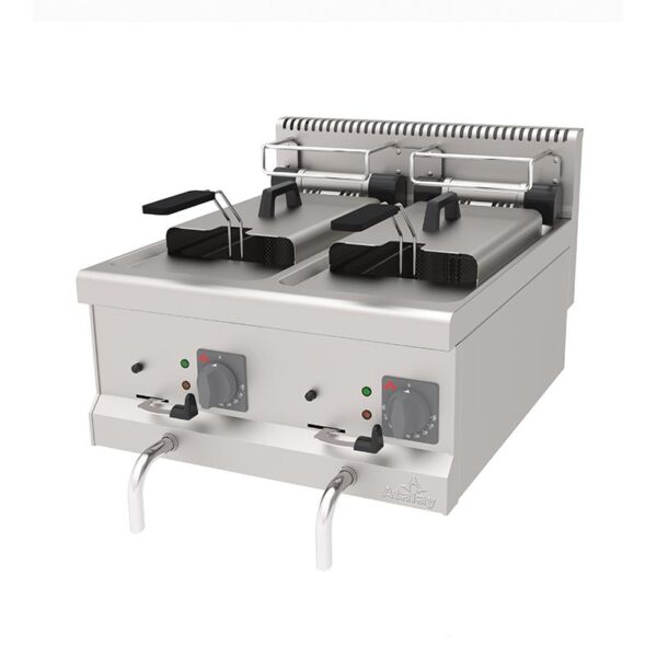 Atalay AEF-670 Elektrikli Fritöz, 11+11 Litre
