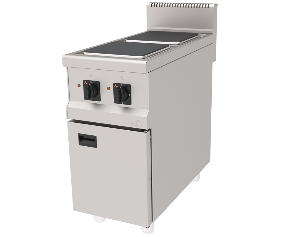 Atalay 2 Pleytli Elektrikli Ocak Alt Dolaplı 40x90x85 cm AEO-490 (AEO-490)