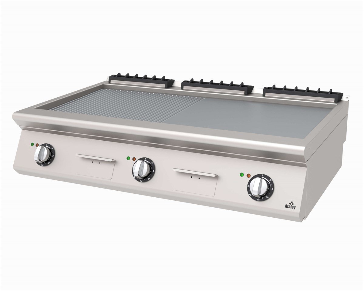 Atalay Elektrikli Izgara Yarı Oluklu Yarı Düz Yüzey 120x73x30 cm AEI-1273-ND (AEI-1273-ND)