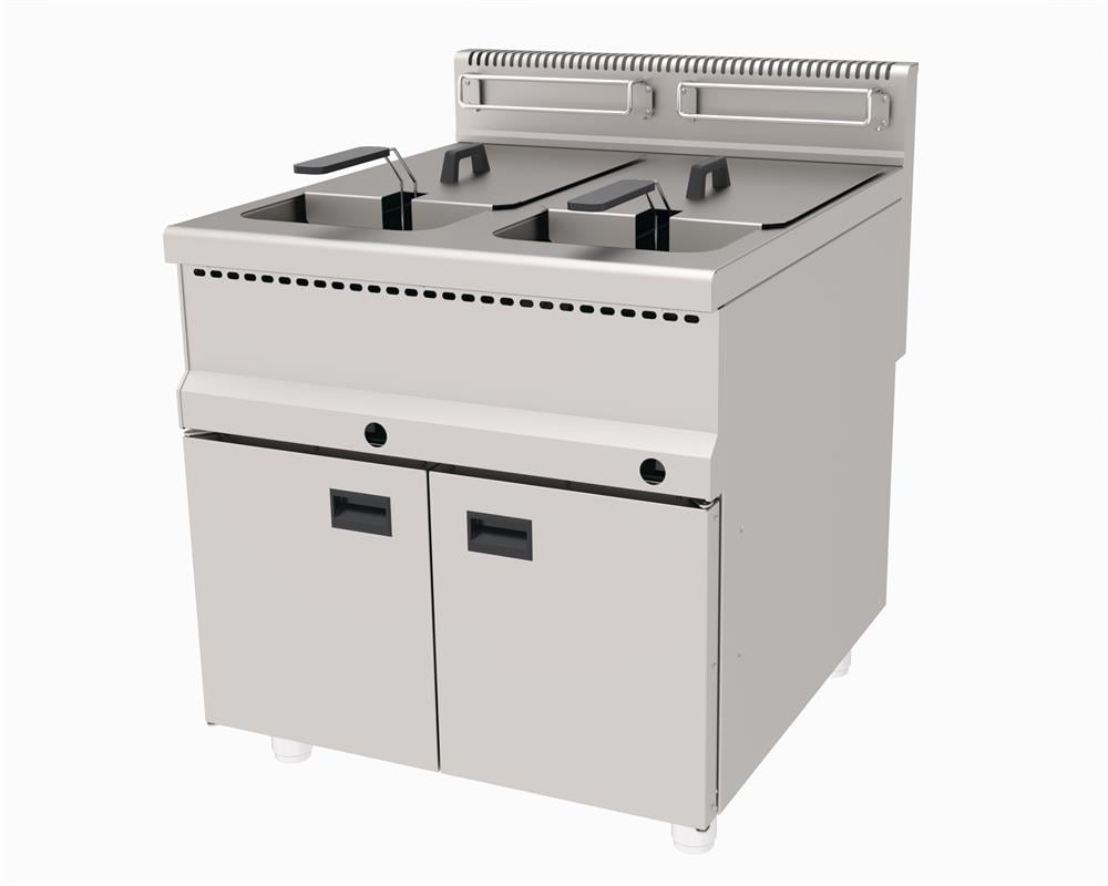 Atalay Gazlı Fritöz 60 Litre Alt Dolaplı 80x90x85 AGF-890 (AGF-890)