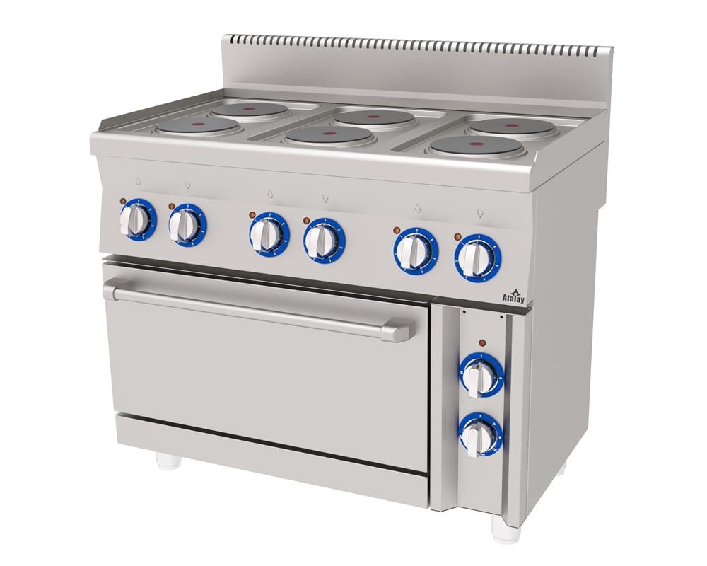 Atalay Kuzine 6 lı Elektrikli Fırınlı Kuzine 100x60x85 E AEK-1060 (E AEK-1060)