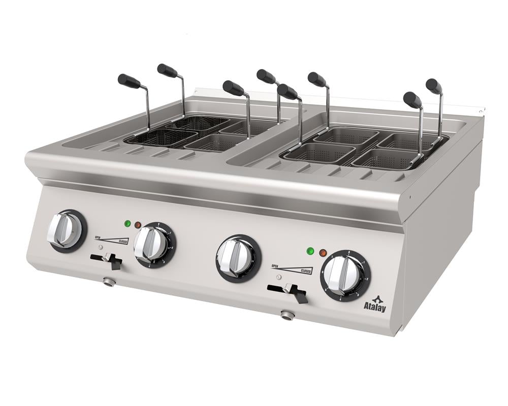 Atalay 8 Sepetli Makarna Haşlama Makinesi Elektrikli 80x73x30 AMP-873 (AMP-873)