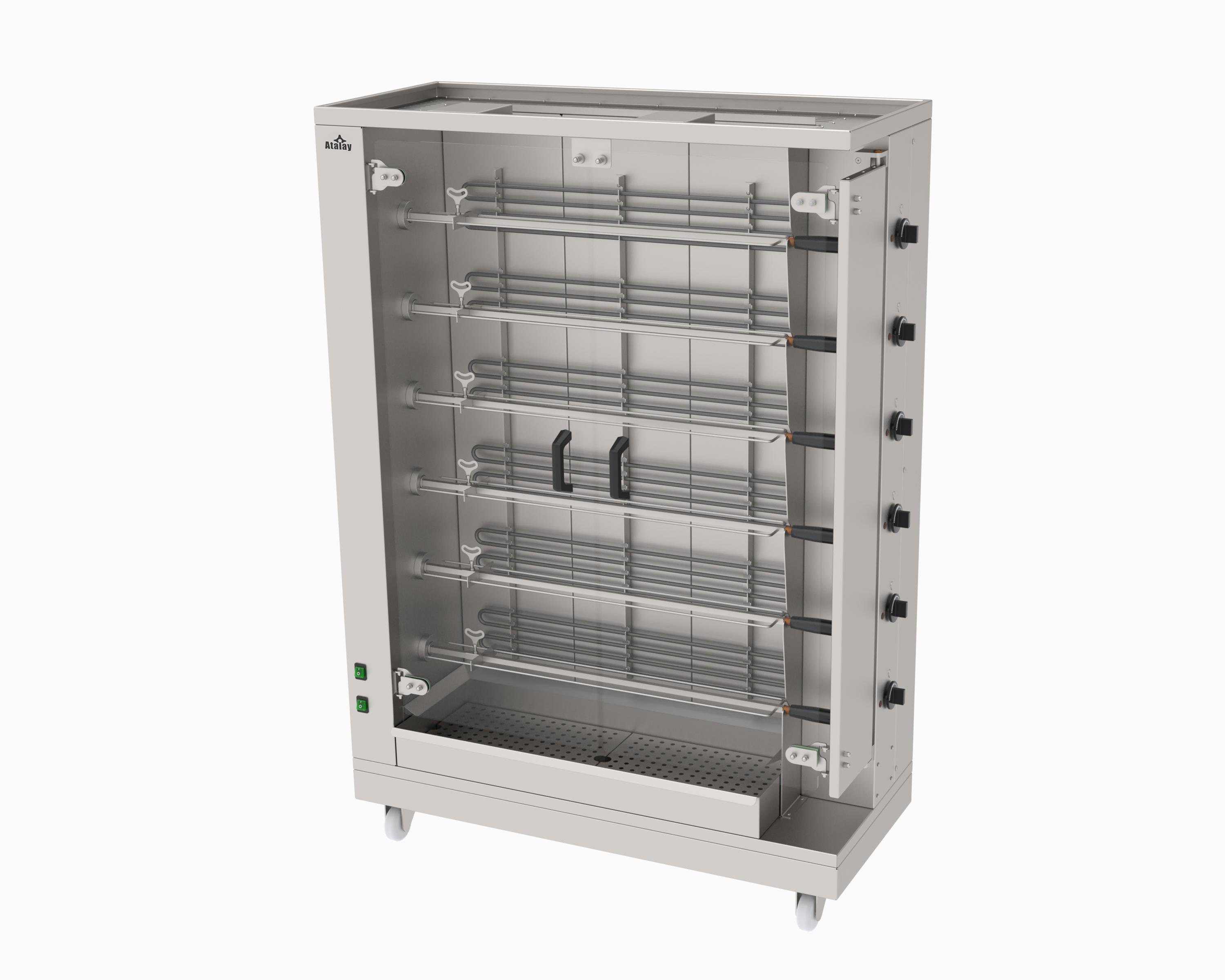 Atalay 6 Şişli Piliç Çevirme Makinesi Elektrikli APME-06 (APME-06)