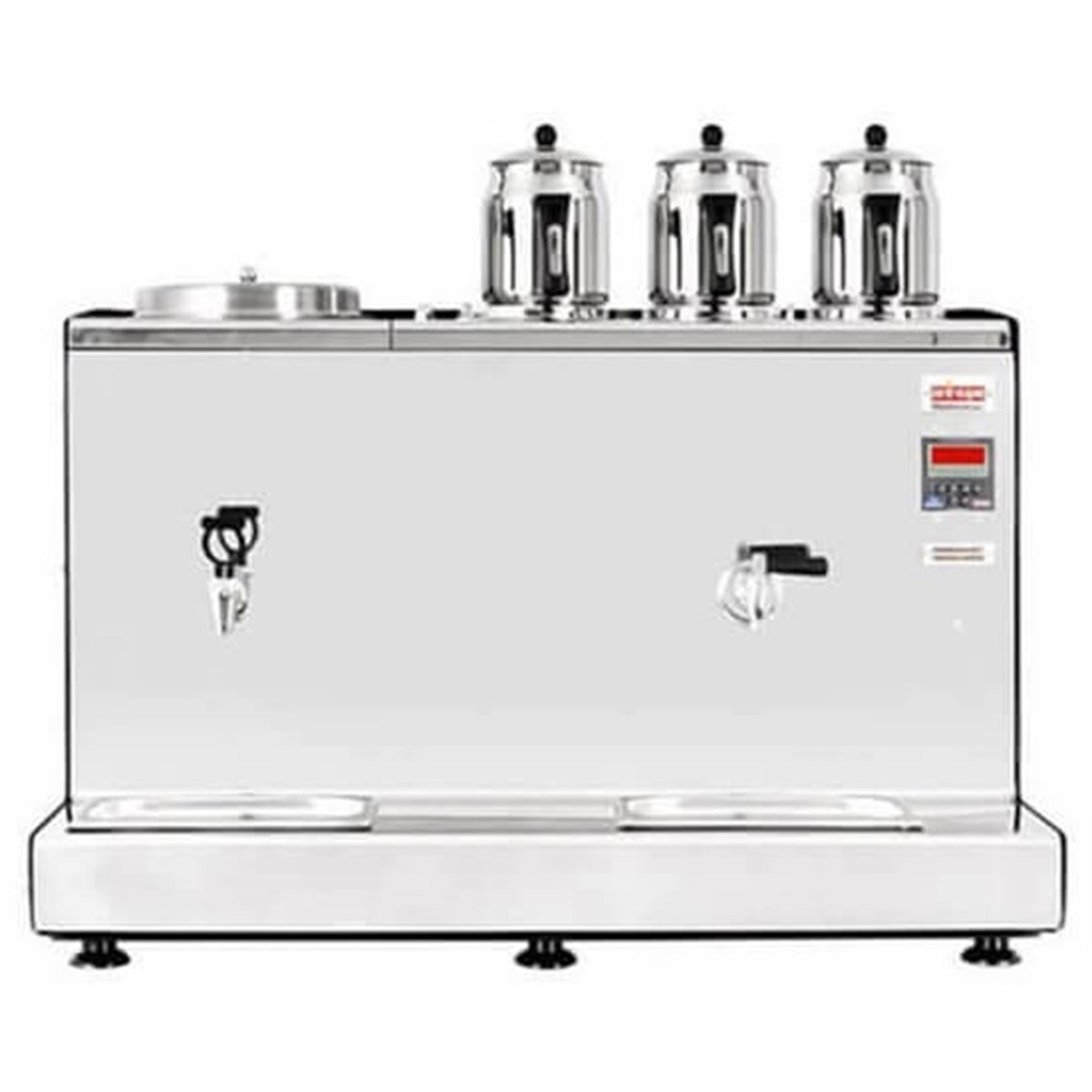 Ateşe Aspendos Smart Elektrikli 9 Litre İç Dem 3 Demlikli Çay Makinesi (STATIC ASE600) (STATIC ASE600)