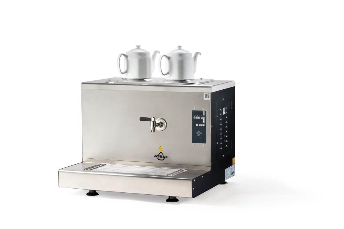 Ateşe Cappadocia Smart Plus Elektrikli 2 Demlikli Çay Makinesi (STATIC CSPE2) (STATIC CSPE2)