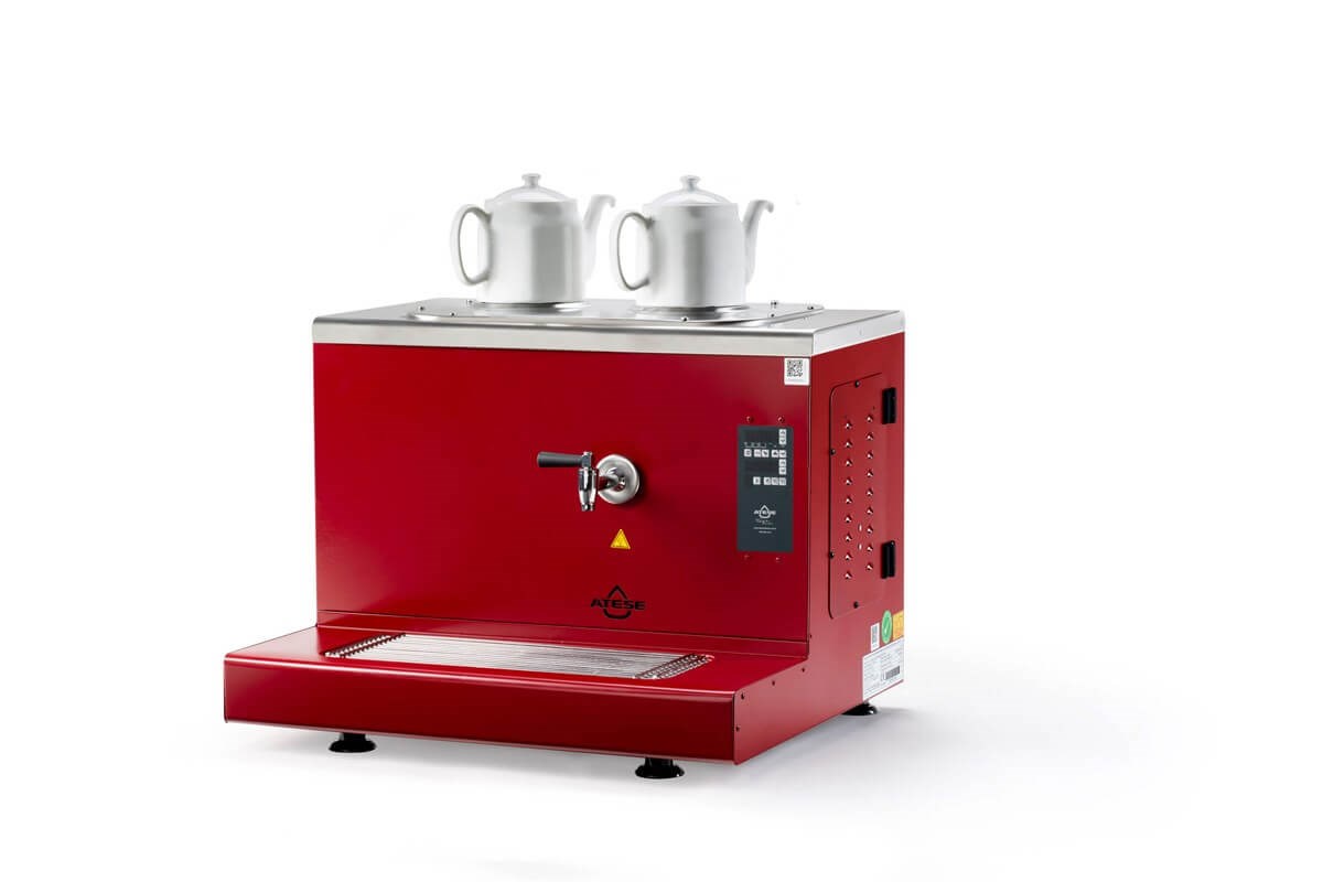 Ateşe Cappadocia Smart Plus Elektrikli 2 Demlikli Çay Makinesi (STATIC CSPE2) (STATIC CSPE2)