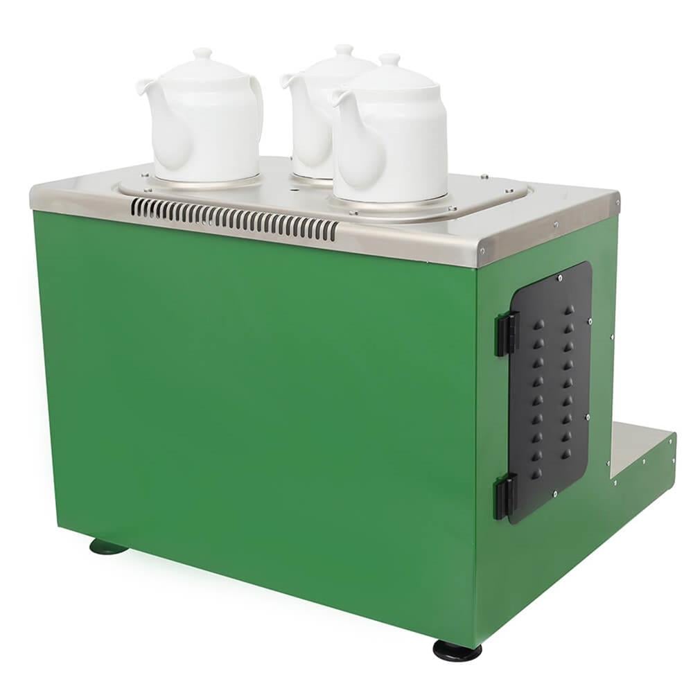 Ateşe Cappadocia Smart Plus Gaz+Elektrikli 3 Demlikli Çay Makinesi (STATIC CSPGE3) (STATIC CSPGE3)