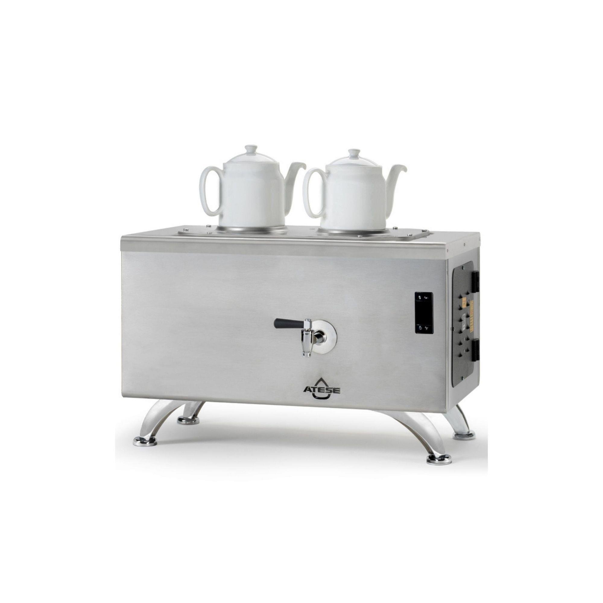 Ateşe Efes Dijital Elektrikli 2 Demlikli Çay Makinesi (INOX EDE2) (INOX EDE2)
