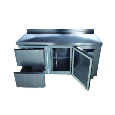 Ndustrio Tezgah Tipi 2 Kapılı Buzdolabı 2 Çekmeceli + 1 Kapılı Snack Seri TPS-62-2D (TPS-62-2D)
