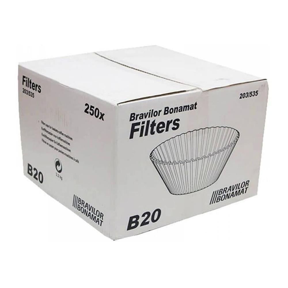 Bravilor Bonamat B20 Filtre Kahve Kağıdı 203/535 mm, 250 Adet (203/535)