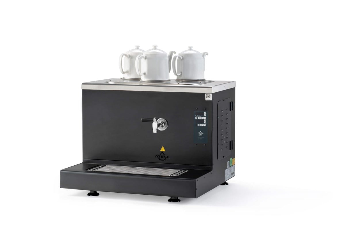 Ateşe Cappadocia Smart Plus Elektrikli 3 Demlikli Çay Makinesi (STATIC CSPE3) (STATIC CSPE3)