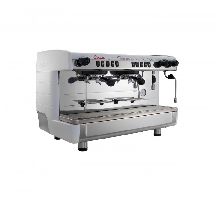 Cimbali M23 UP DT/2 Tam Otomatik Tall Cup Espresso Kahve Makinesi, 2 Gruplu beyaz