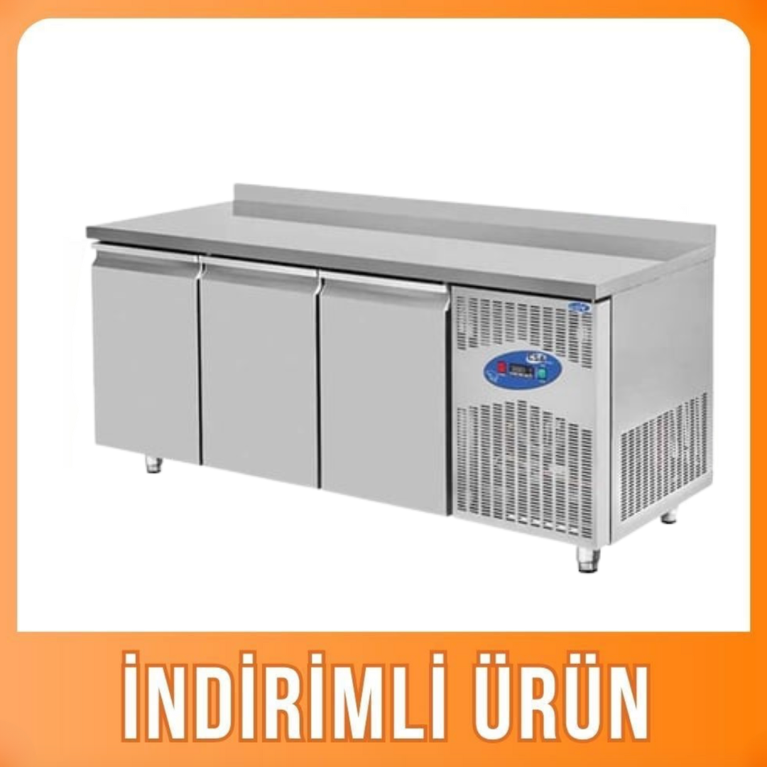 CSA 3 Kapılı Tezgah Tipi Derin Dondurucu 188x70x85 Cm CS.TEZ.3D.700 (CS.TEZ.3D.700)