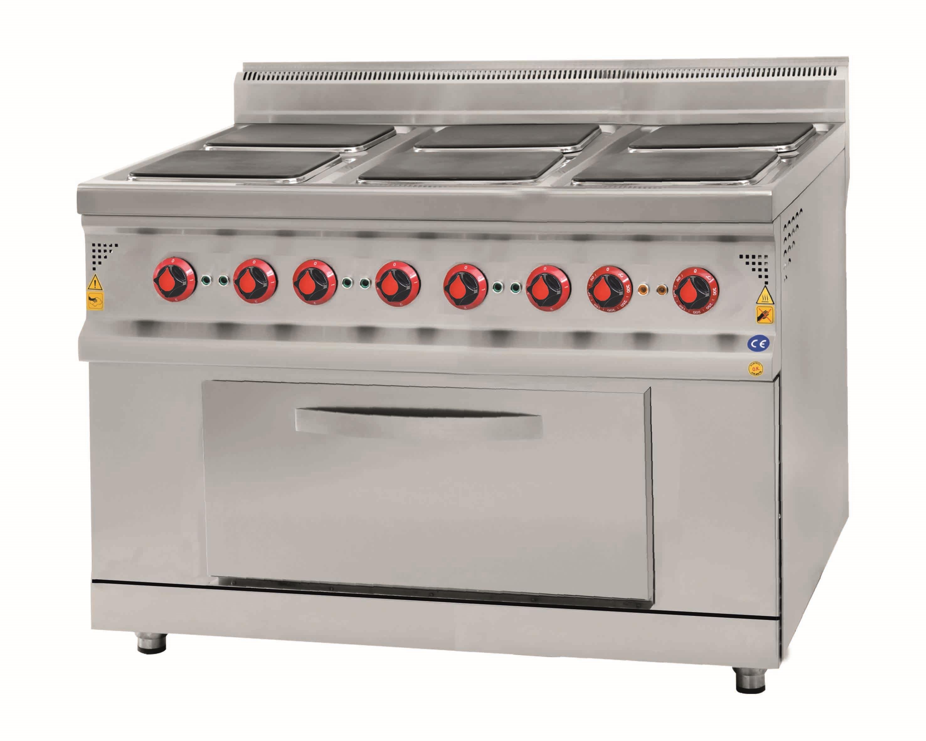 CSA 6 lı Elektrikli Kuzine 120x90x85 cm KRCS.FOE.1290 (KRCS.FOE.1290)
